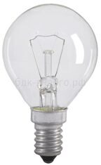 (LN-G45-60-E14-CL) Лампа накаливания G45 шар прозр. 60Вт E14 IEK