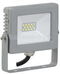 (LPDO701-10-K03) Прожектор СДО 07-10 светодиодный серый IP65 IEK